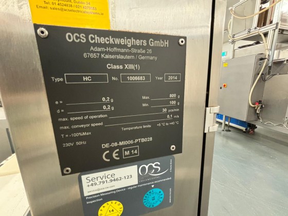 OCS Checkweigher 2468 Pic 105